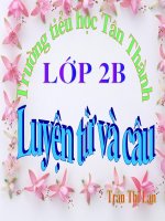 Giáo án luyện từ và câu 