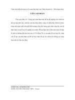 Tính toán thiết kế trạm xử lý nước thải thủy sản công ty thiên quỳnh, huyện đức hòa, tỉnh long an công suất 250m3ngày đêm