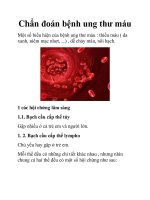 Chẩn đoán bệnh ung thư máu ppt