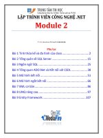 Lập trình C#  module 2   TTTH DH KHTN