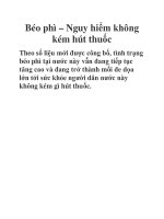 Béo phì – Nguy hiểm không kém hút thuốc docx