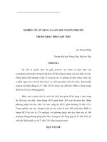 Báo cáo nghiên cứu khoa học 