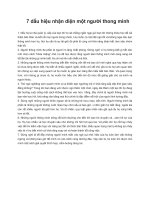 7 dấu hiệu nhận diện một người thong minh