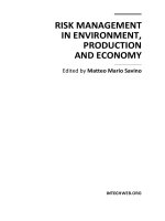 Risk Management in Environment Production and Economy Part 1 doc