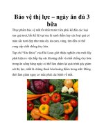 Bảo vệ thị lực – ngày ăn đủ 3 bữa pdf