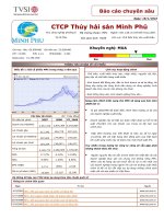 báo cáo chuyên sâu ctcp thủy sản hải sản minh phú