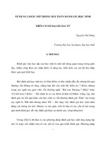 Báo cáo nghiên cứu khoa học 