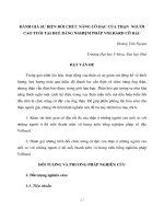 Báo cáo nghiên cứu khoa học 