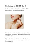 Thoải mái gợi nét tinh khôi vùng cổ pptx