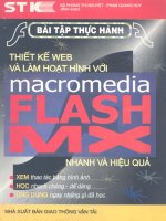 Làm flash hoạt hình với micromediaflash 1 ppt