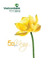 báo cáo thường niên vietcombank 2012
