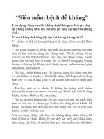 “Siêu mầm bệnh đề kháng” docx