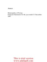 FINANCIAL AUDIT THE MUNICIPALITY OF FERIZAJ FINANCIAL STATEMENTS FOR THE YEAR ENDED 31 DECEMBER 2007_part3 pot