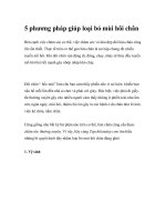 5 phương pháp giúp loại bỏ mùi hôi chân docx