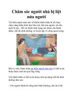 Chăm sóc người nhà bị liệt nửa người pdf