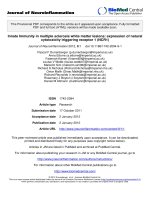 báo cáo hóa học: 