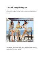 Tươi mát trong hè nóng nực ppt