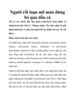 Người rối loạn mỡ máu đừng bỏ qua dầu cá docx