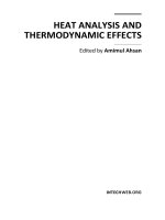 Heat Analysis and Thermodynamic Effects Part 1 ppt