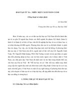 Báo cáo nghiên cứu khoa học 