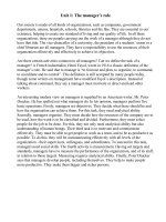 The manager''''s role pot