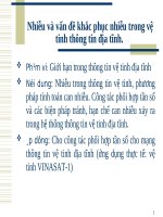 Nhiễu và vấn đề khắc phục nhiễu trong vệ tinh thông tin địa tĩnh