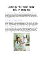 Làm chủ “kỹ thuật vàng” điều trị rung nhĩ doc