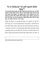 Vệ sĩ chống lại “kẻ giết người thầm lặng”! potx