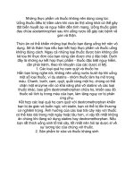 những thực phẩm và thuốc không nên dùng cùng lúc