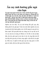 Ăn cay ảnh hưởng giấc ngủ của bạn pdf