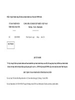 Mẫu 2: Quyết định công bố thủ tục hành chính của Chủ tịch UBND tỉnh doc