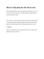 Bật mí 3 biện pháp tẩy nốt ruồi an toàn doc