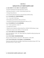 CHƯƠNG 1 KHÍ QUYỂN và ô NHIỄM KHÔNG KHÍ