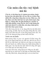 Các món cần tây: tuỳ bệnh mà ăn pot