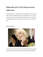 Khám phá cách ‘trị’ lão hóa da của Sao Hollywood potx