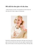 Đốt chất béo đơn giản với sữa chua docx