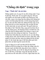 “Chống chỉ định” trong yoga pot
