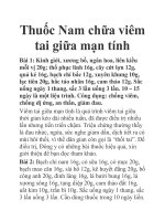 Thuốc Nam chữa viêm tai giữa mạn tính potx