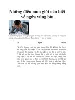 Những điều nam giới nên biết về ngứa vùng bìu pptx