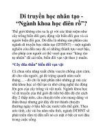 Di truyền học nhân tạo “Ngành khoa học điên rồ”? pot