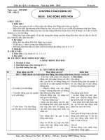 giáo án chương dao động cơ vật lý 12