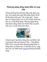 Phương pháp đông lạnh điều trị ung thư pdf