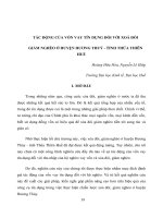 Báo cáo nghiên cứu khoa học 