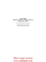 State of Illinois REGIONAL OFFICE OF EDUCATION #1 FINANCIAL AUDIT FOR THE YEAR ENDED JUNE 30, 2009 Performed as Special Assistant Auditors for the Auditor General, State of Illinois_part1 pdf
