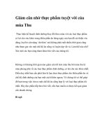 Giảm cân nhờ thực phẩm tuyệt vời của mùa Thu pptx