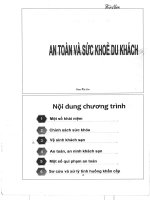 an toàn và sức khỏe du khách