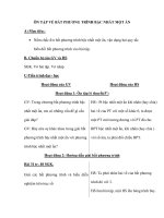 ÔN TẬP VỀ BẤT PHƯƠNG TRÌNH BẬC NHẤT MỘT ẨN pptx