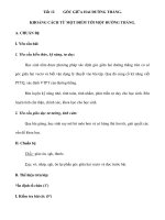 Tiết 12: GÓC GIỮA HAI ĐƯỜNG THẲNG pot