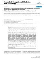 Báo cáo hóa học: 