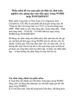 Phần mềm hỗ trợ soạn giáo án điện tử, tính toán, nghiên cứu, giảng dạy trực tiếp ngay trong WORD hoặc POWERPOINT pot